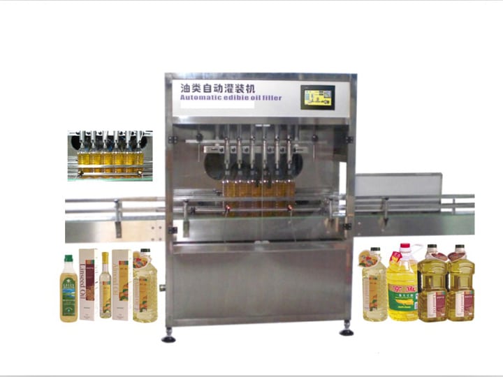 Oil-or-water-filling-machine