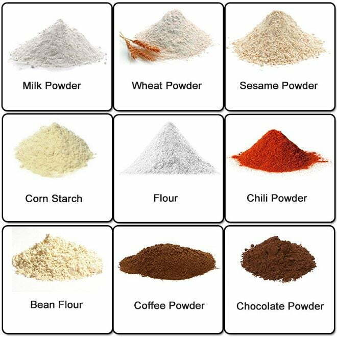 Powder packaging machine applications